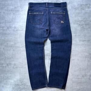 Y2K Burberry London 00s Baggy Distressed Denim Jeans